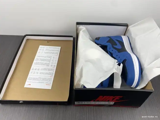 Rep 'Dark High Marina 1 OG Jordan Retro Blue' Air 555088-404 0415